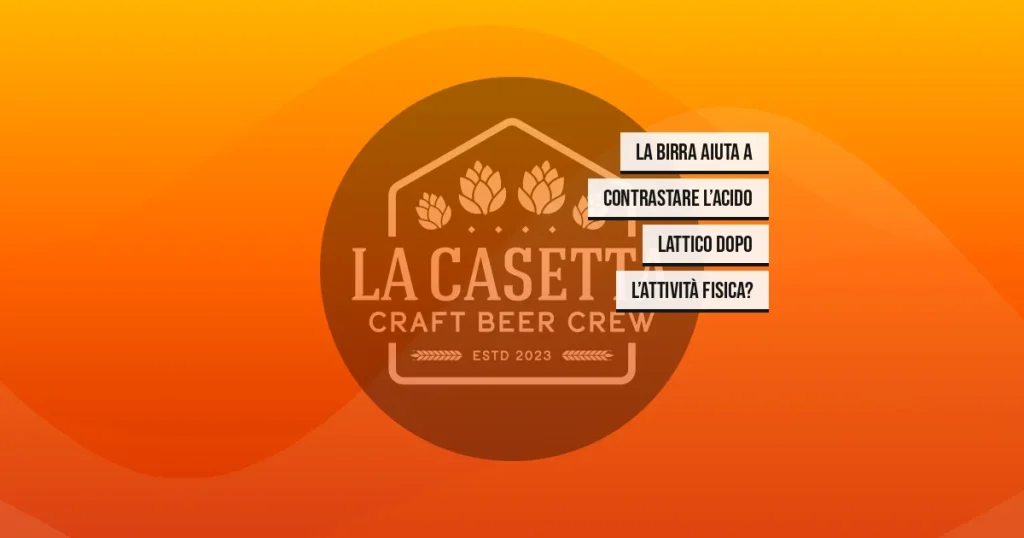La birra aiuta a contrastare l’acido lattico dopo l’attività fisica?