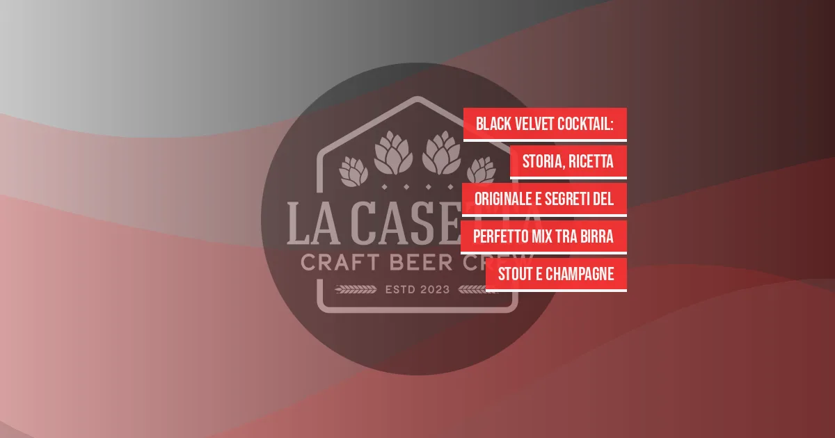 Black Velvet cocktail: storia, ricetta originale e segreti del perfetto mix tra birra stout e champagne