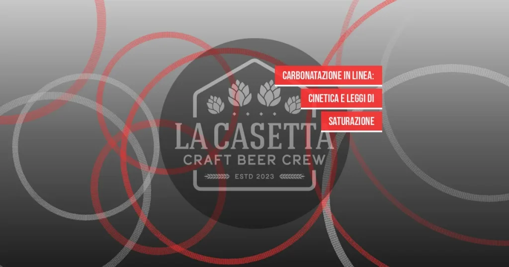 Carbonatazione in linea: cinetica e leggi di saturazione