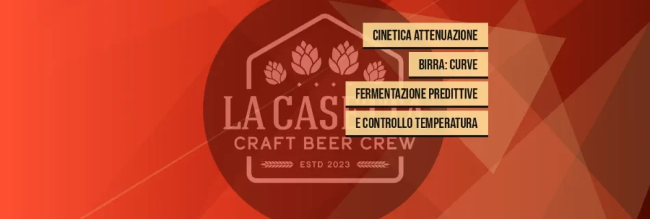Cinetica attenuazione birra: curve fermentazione predittive e controllo temperatura