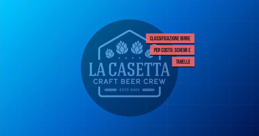 Classificazione Birre per Costo: Schemi e Tabelle
