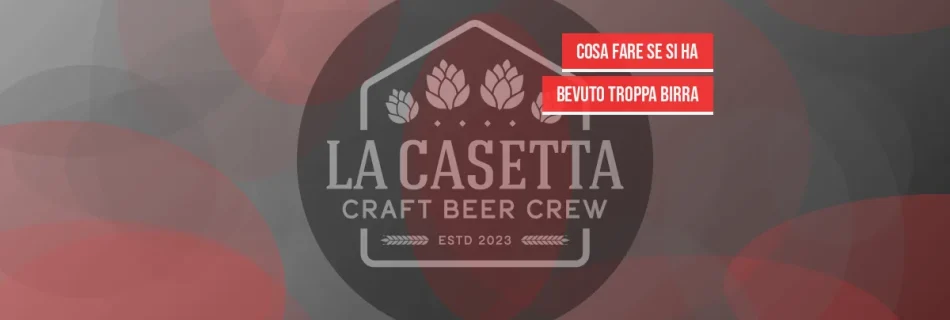 Cosa fare se si ha bevuto troppa birra
