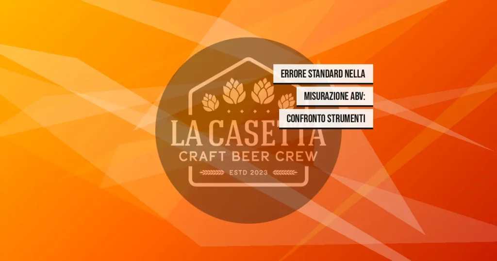 Errore standard nella misurazione ABV: confronto strumenti