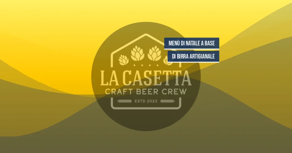 Menù di Natale a base di birra artigianale