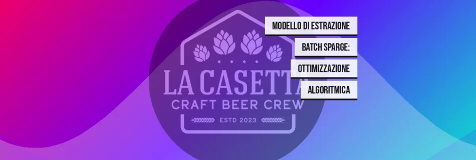 Modello di Estrazione Batch Sparge: Ottimizzazione Algoritmica