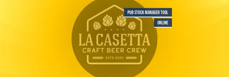 Pub stock manager tool online