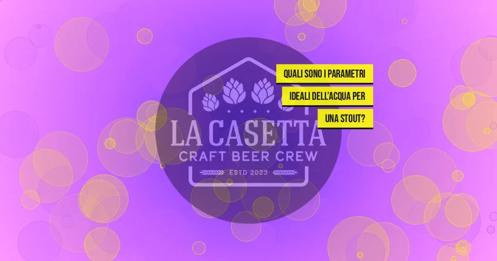 Quali Sono i Parametri Ideali dell’Acqua per una Stout?