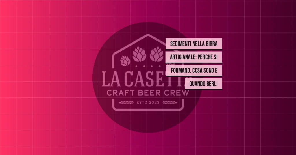 Sedimenti nella birra artigianale: perché si formano, cosa sono e quando berli