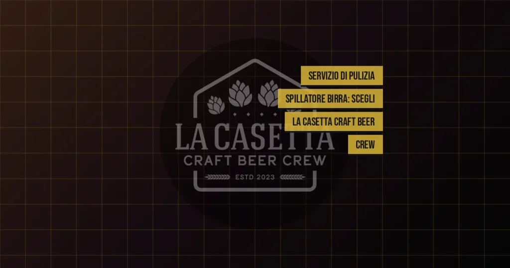 Servizio di Pulizia Spillatore Birra: Scegli La Casetta Craft Beer Crew