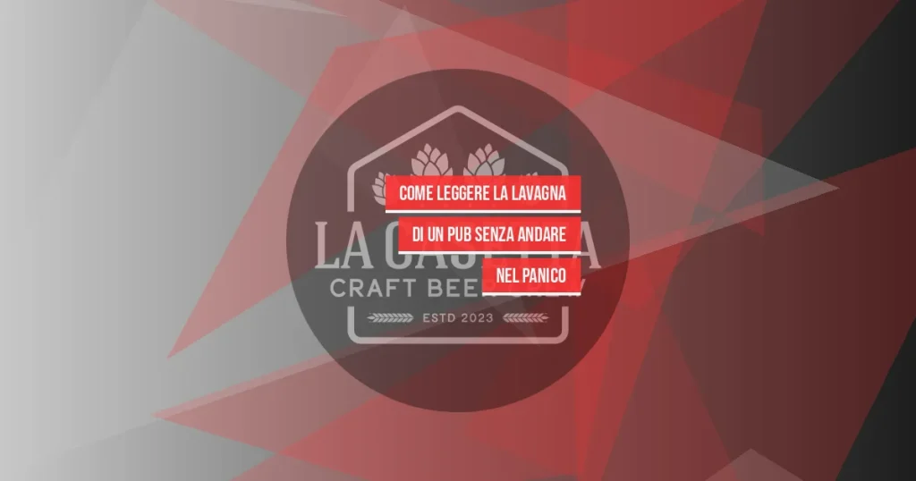 Come leggere la lavagna di un pub senza andare nel panico