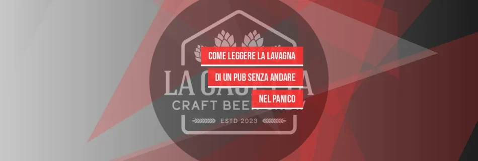 Come leggere la lavagna di un pub senza andare nel panico