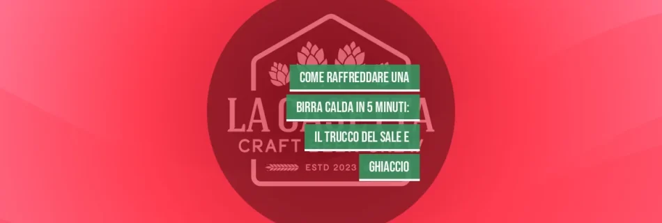 Come Raffreddare Una Birra Calda In 5 Minuti: Il Trucco Del Sale E Ghiaccio