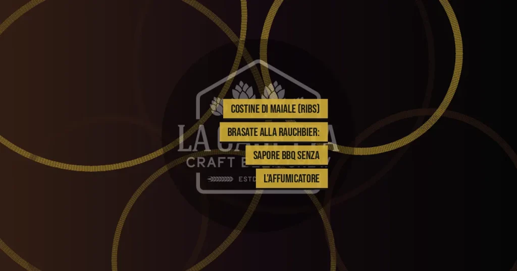 Costine Di Maiale (Ribs) Brasate Alla Rauchbier: Sapore BBQ Senza L’Affumicatore