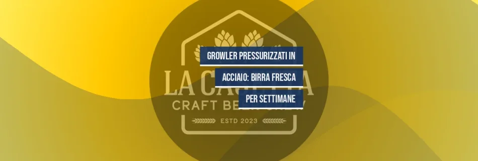 Growler Pressurizzati in Acciaio: Birra Fresca per Settimane