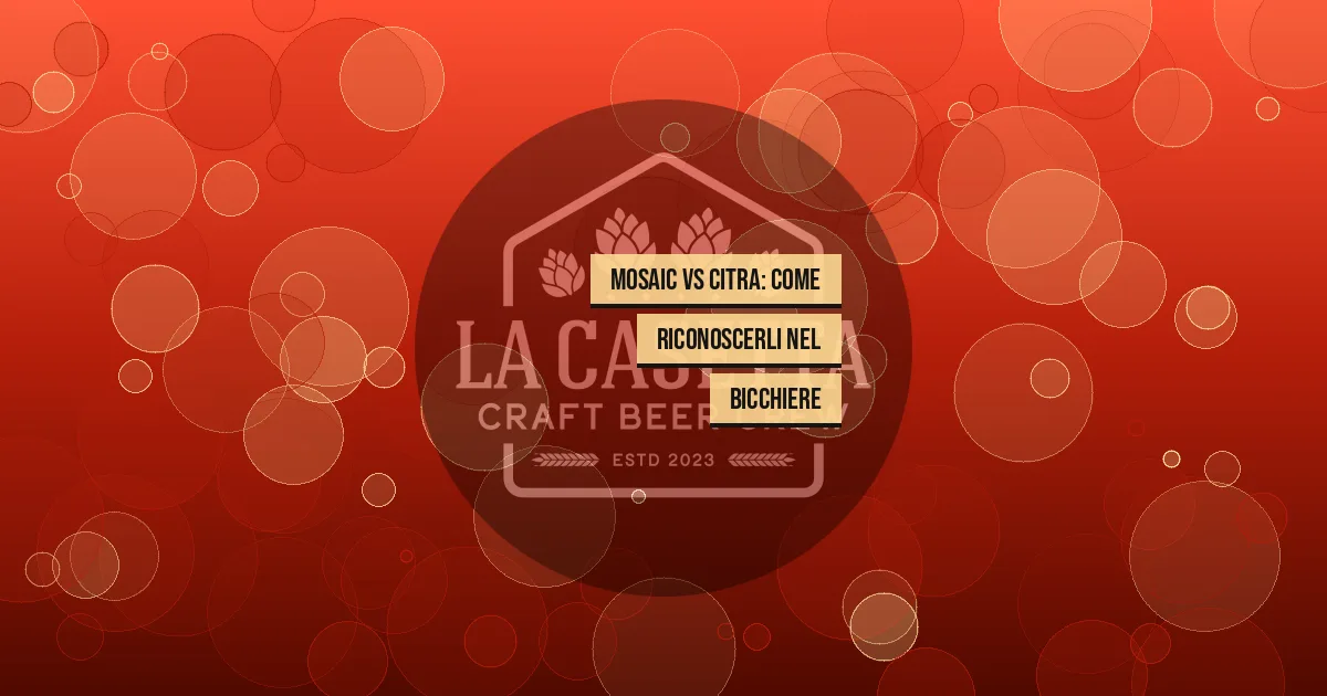 Mosaic vs Citra: Come Riconoscerli nel Bicchiere