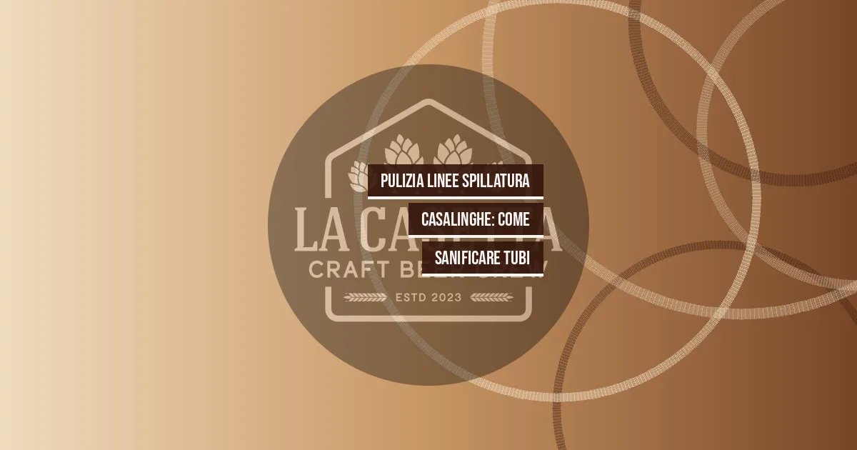 Pulizia Linee Spillatura Casalinghe: Come Sanificare Tubi