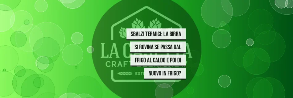 Sbalzi termici: la birra si rovina se passa dal frigo al caldo e poi di nuovo in frigo?