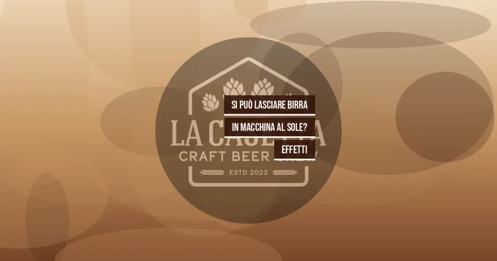 Si Può Lasciare Birra in Macchina al Sole? Effetti