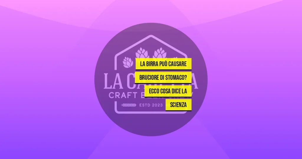La birra può causare bruciore di stomaco? Ecco cosa dice la scienza