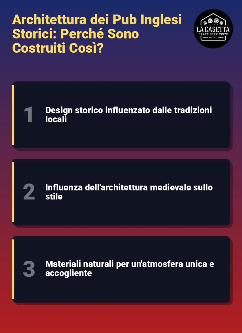 Infografica: Architettura dei Pub Inglesi Storici: Perché Sono Costruiti Così?