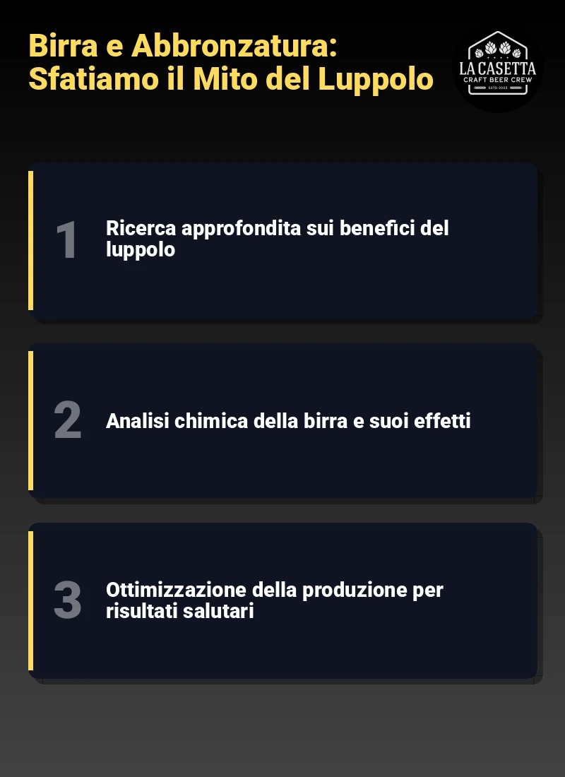 Infografica: Birra e Abbronzatura: Sfatiamo il Mito del Luppolo