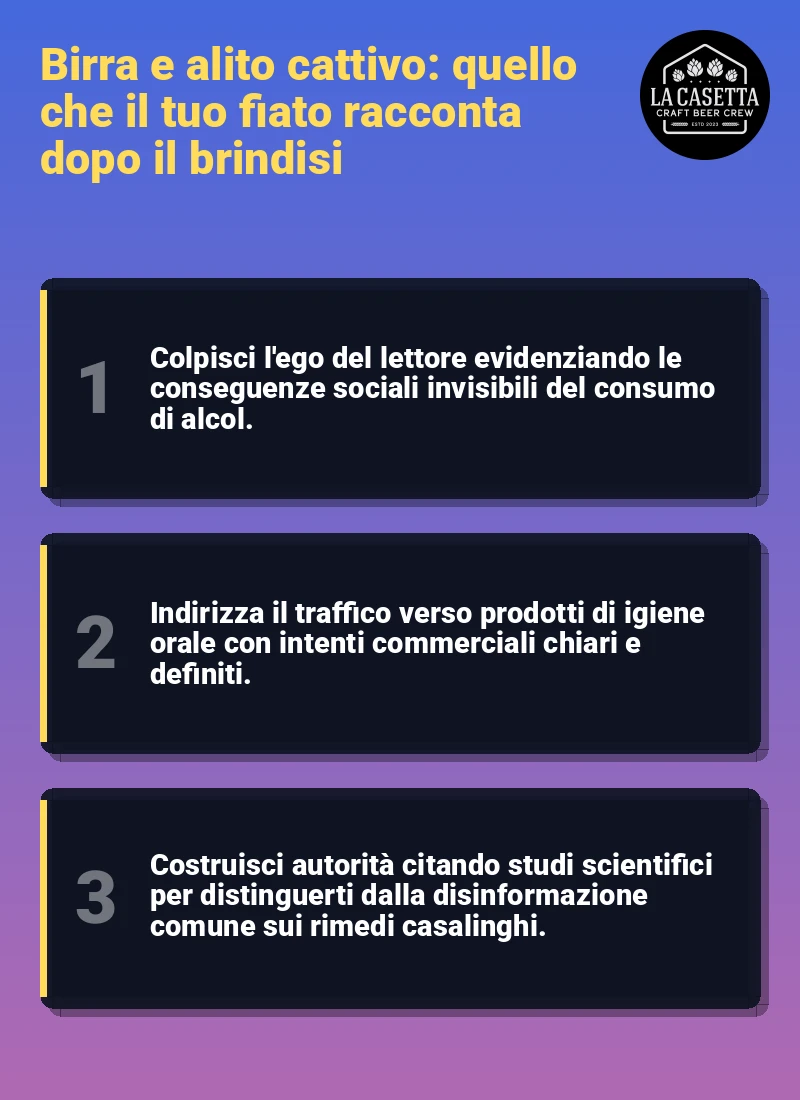 Infografica: Birra e alito cattivo: quello che il tuo fiato racconta dopo il brindisi