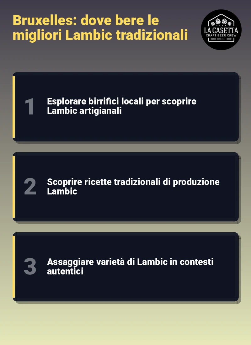 Infografica: Bruxelles: dove bere le migliori Lambic tradizionali