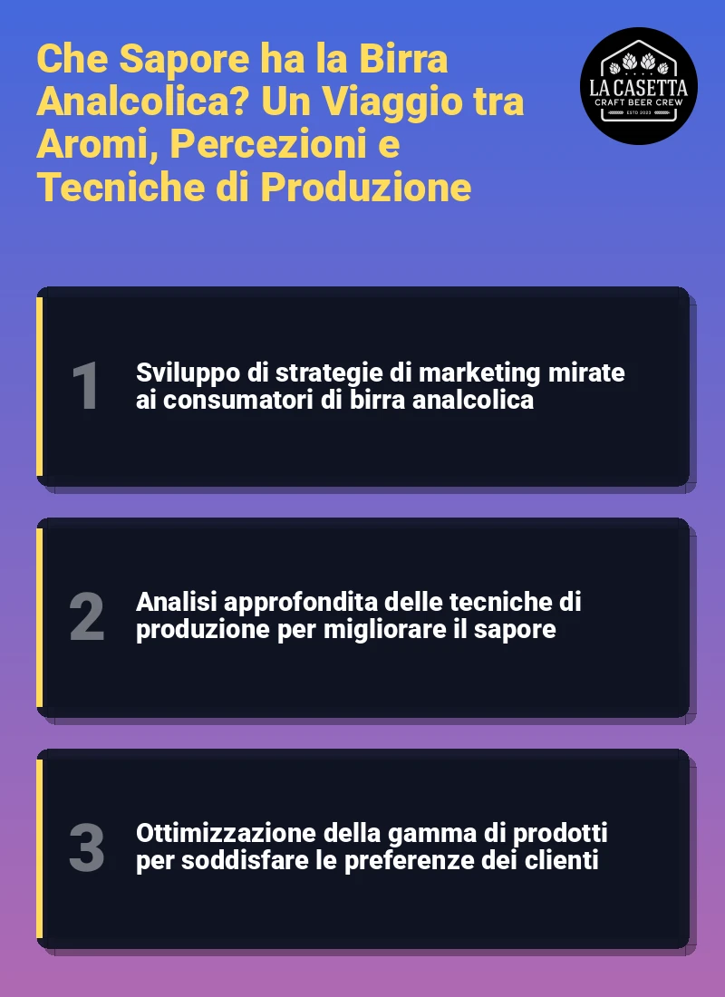 Infografica: Che Sapore ha la Birra Analcolica? Un Viaggio tra Aromi, Percezioni e Tecniche di Produzione