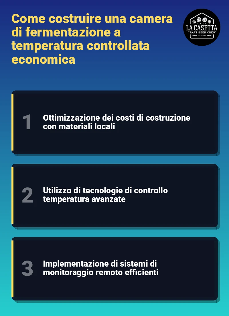 Infografica: Come costruire una camera di fermentazione a temperatura controllata economica