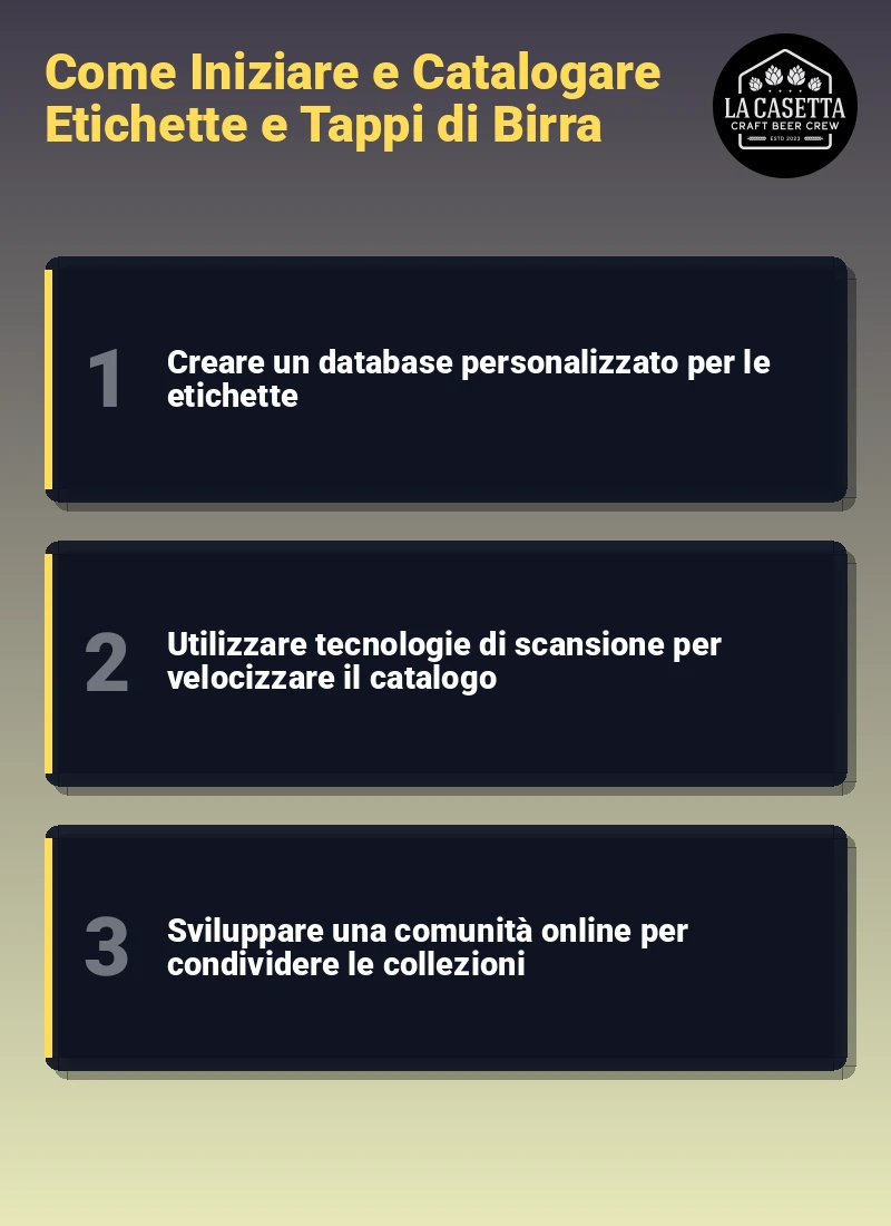 Infografica: Come Iniziare e Catalogare Etichette e Tappi di Birra