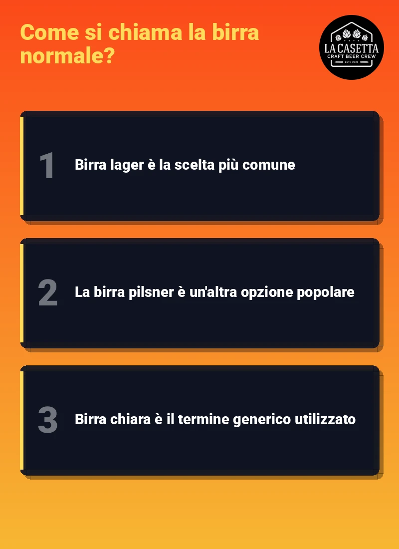 Infografica: Come si chiama la birra normale?