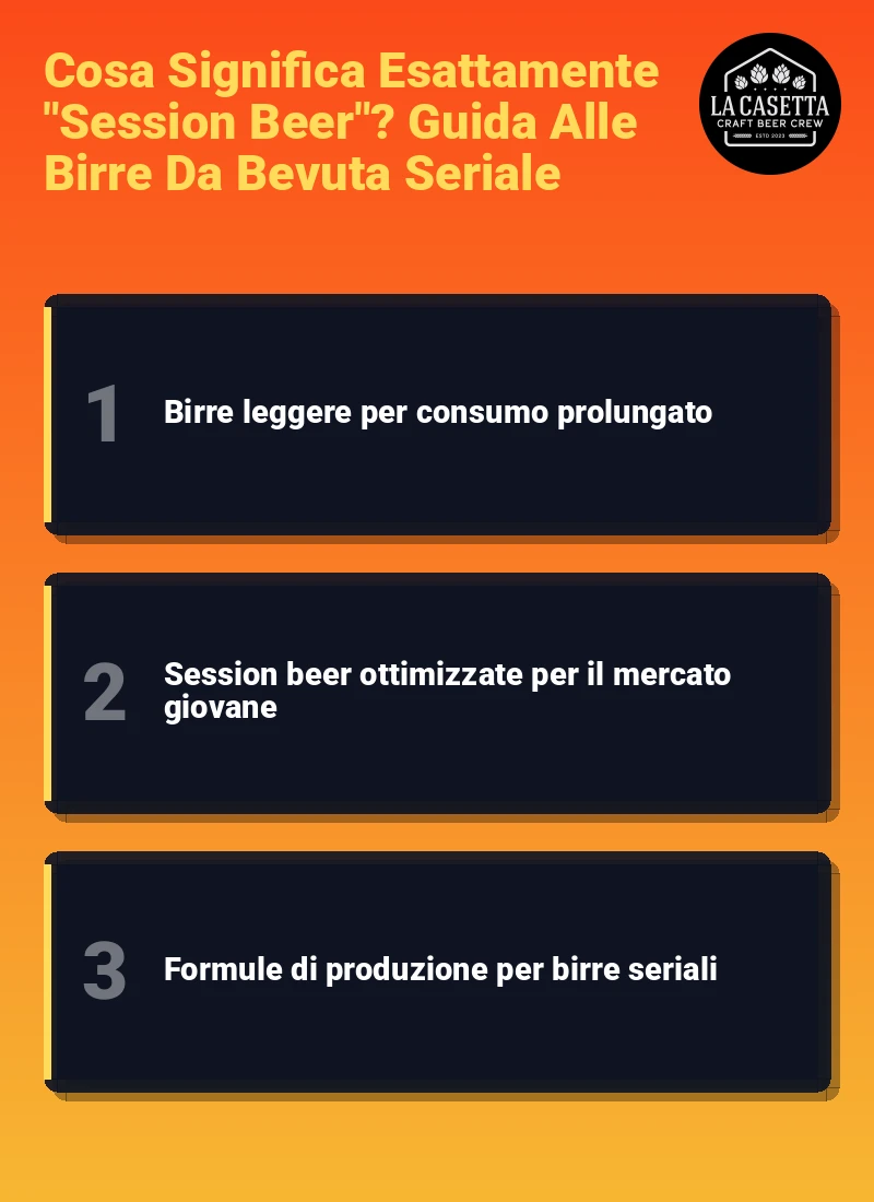 Infografica: Cosa Significa Esattamente "Session Beer"? Guida Alle Birre Da Bevuta Seriale