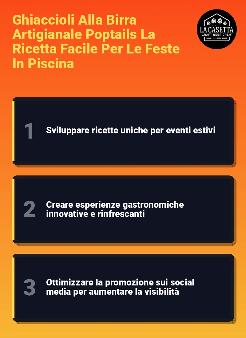 Infografica: Ghiaccioli Alla Birra Artigianale Poptails La Ricetta Facile Per Le Feste In Piscina