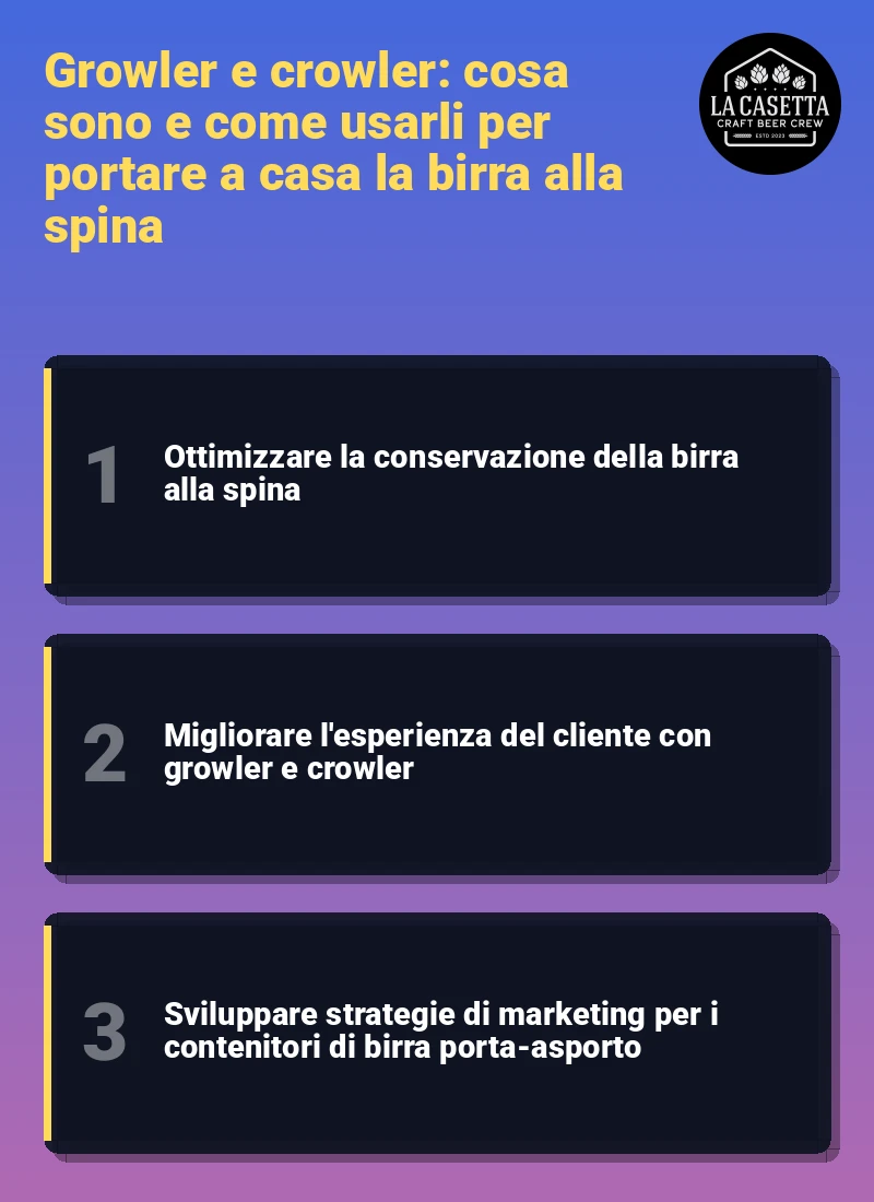 Infografica: Growler e crowler: cosa sono e come usarli per portare a casa la birra alla spina