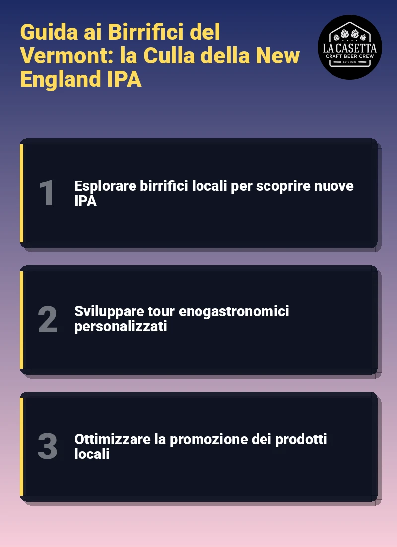 Infografica: Guida ai Birrifici del Vermont: la Culla della New England IPA