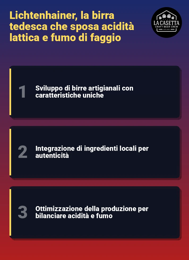 Infografica: Lichtenhainer, la birra tedesca che sposa acidità lattica e fumo di faggio