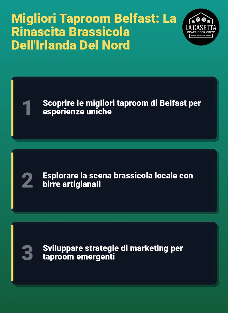 Infografica: Migliori Taproom Belfast: La Rinascita Brassicola Dell'Irlanda Del Nord