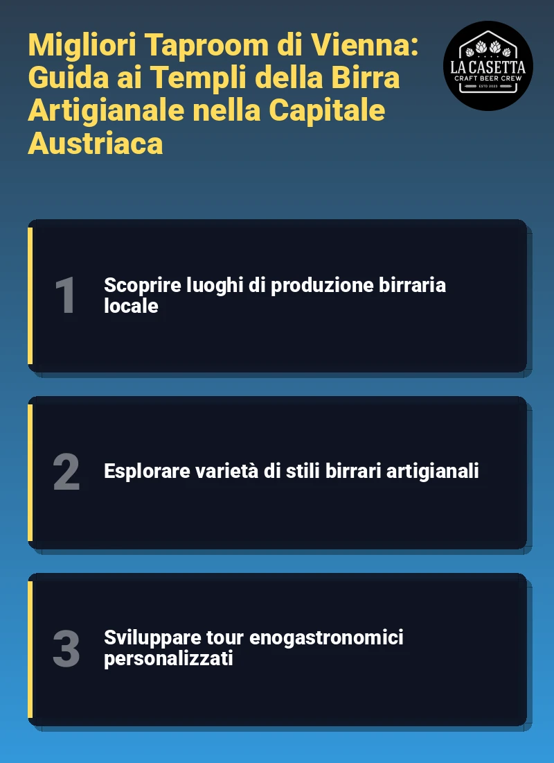 Infografica: Migliori Taproom di Vienna: Guida ai Templi della Birra Artigianale nella Capitale Austriaca