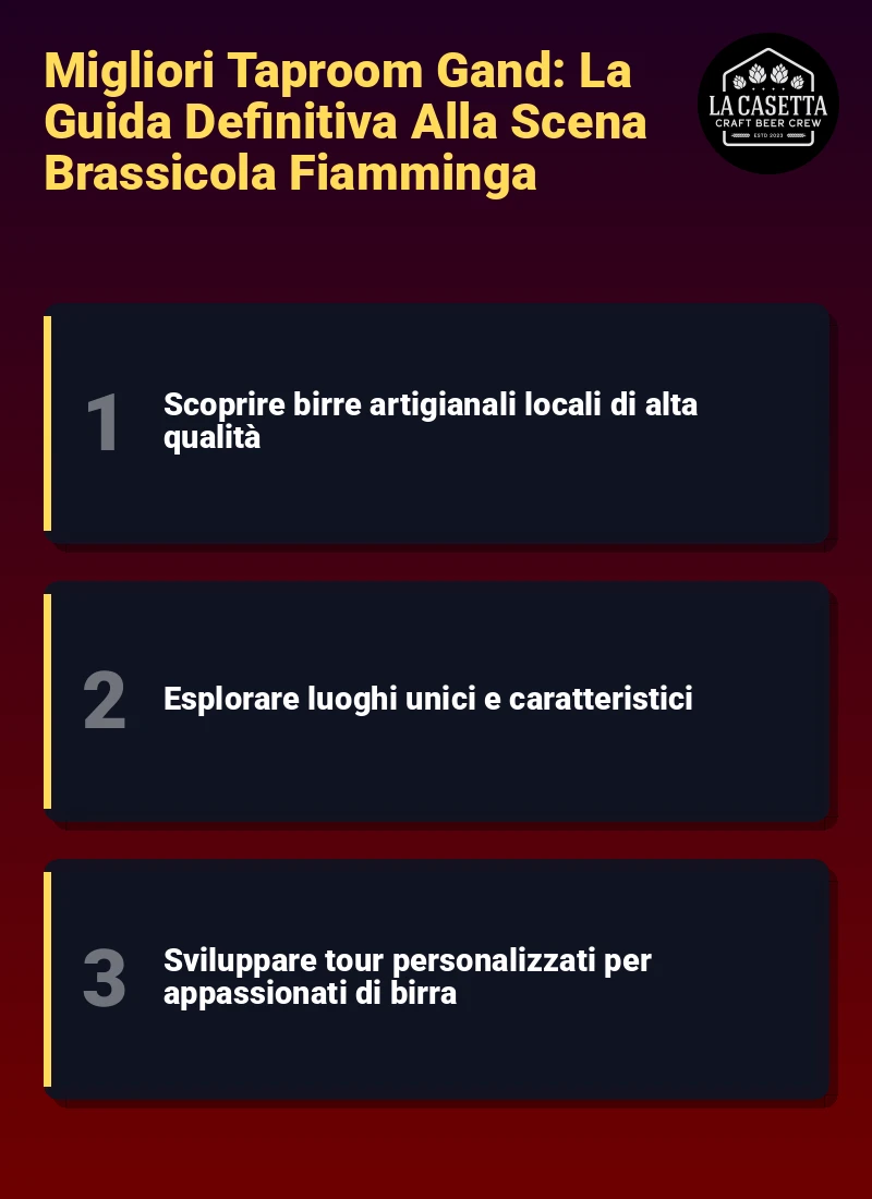 Infografica: Migliori Taproom Gand: La Guida Definitiva Alla Scena Brassicola Fiamminga