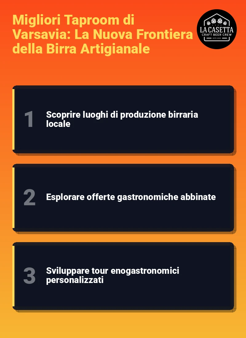 Infografica: Migliori Taproom di Varsavia: La Nuova Frontiera della Birra Artigianale