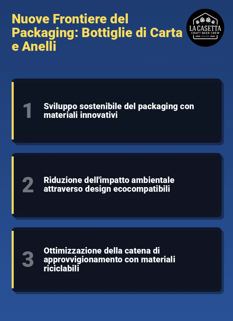 Infografica: Nuove Frontiere del Packaging: Bottiglie di Carta e Anelli