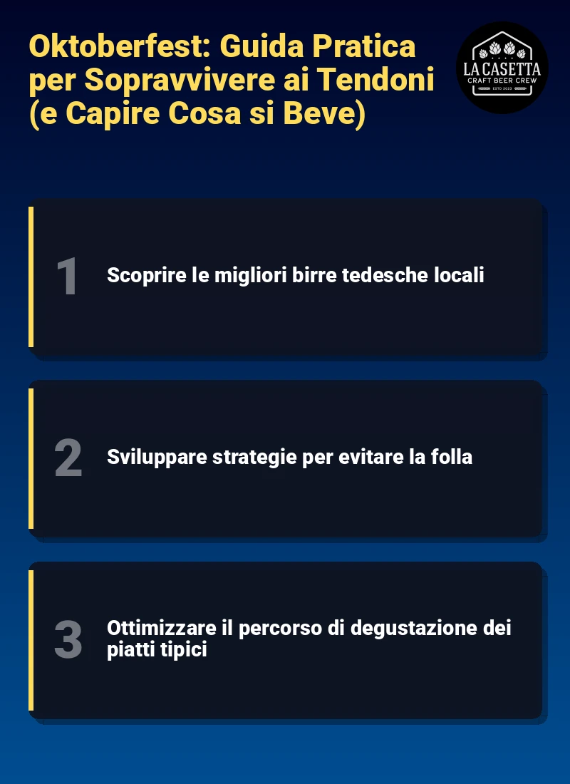Infografica: Oktoberfest: Guida Pratica per Sopravvivere ai Tendoni (e Capire Cosa si Beve)