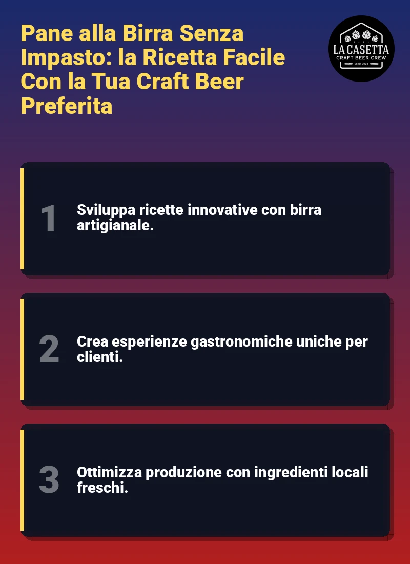 Infografica: Pane alla Birra Senza Impasto: la Ricetta Facile Con la Tua Craft Beer Preferita