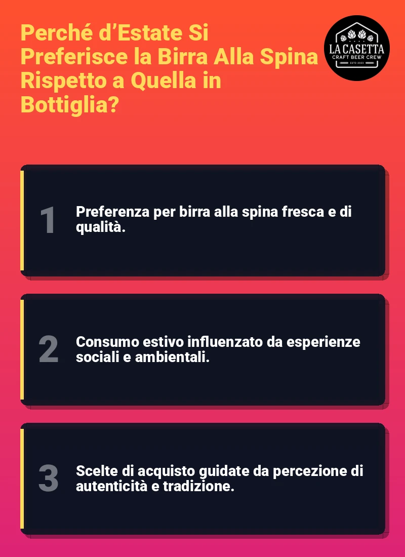 Infografica: Perché d’Estate Si Preferisce la Birra Alla Spina Rispetto a Quella in Bottiglia?