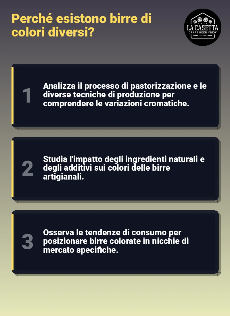 Infografica: Perché esistono birre di colori diversi?