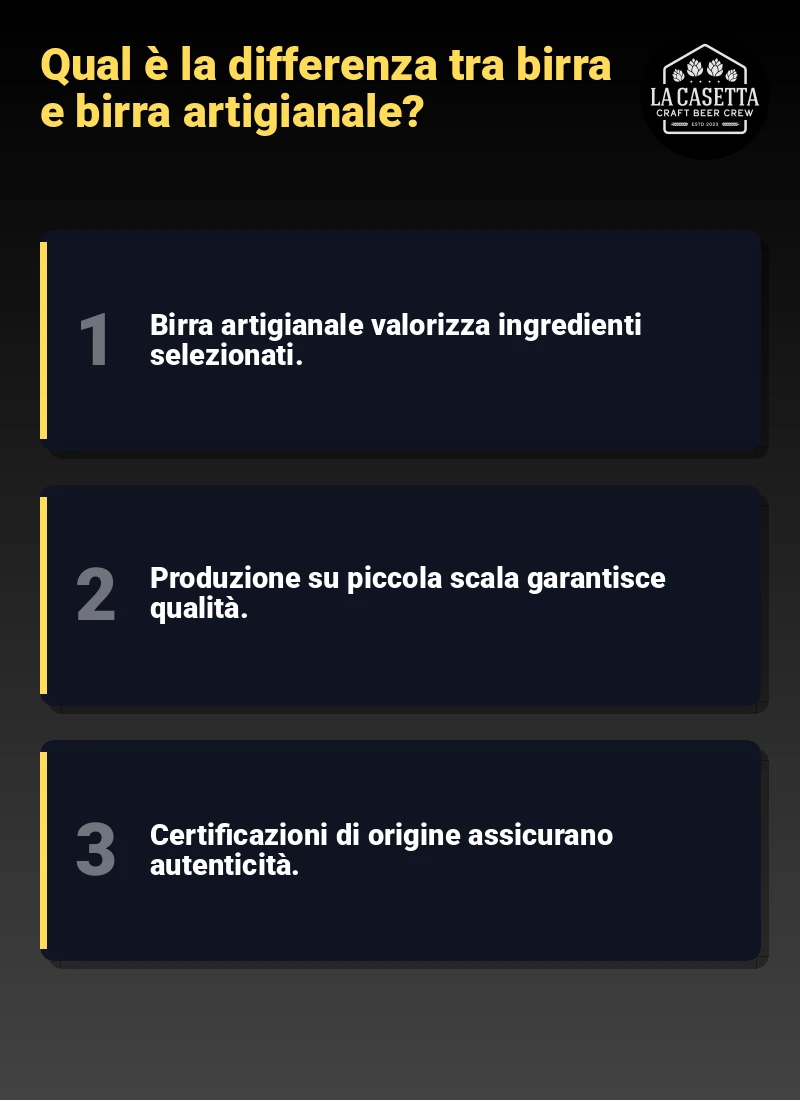 Infografica: Qual è la differenza tra birra e birra artigianale?