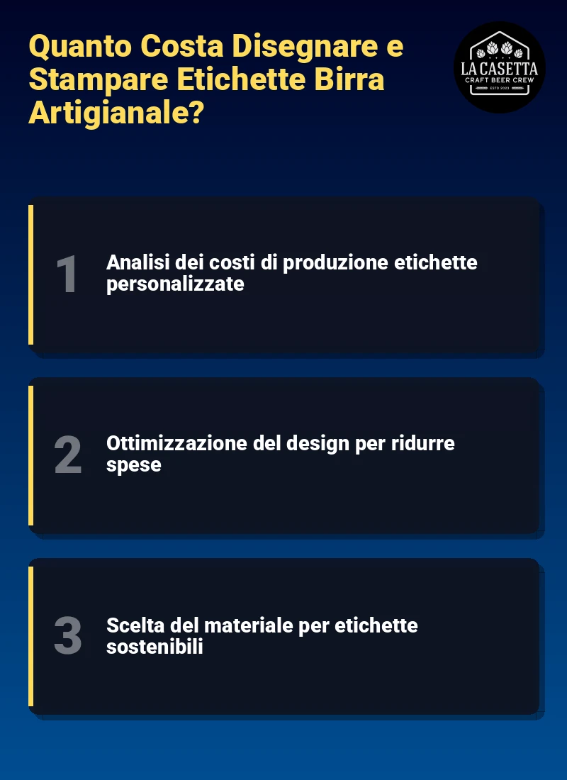 Infografica: Quanto Costa Disegnare e Stampare Etichette Birra Artigianale?