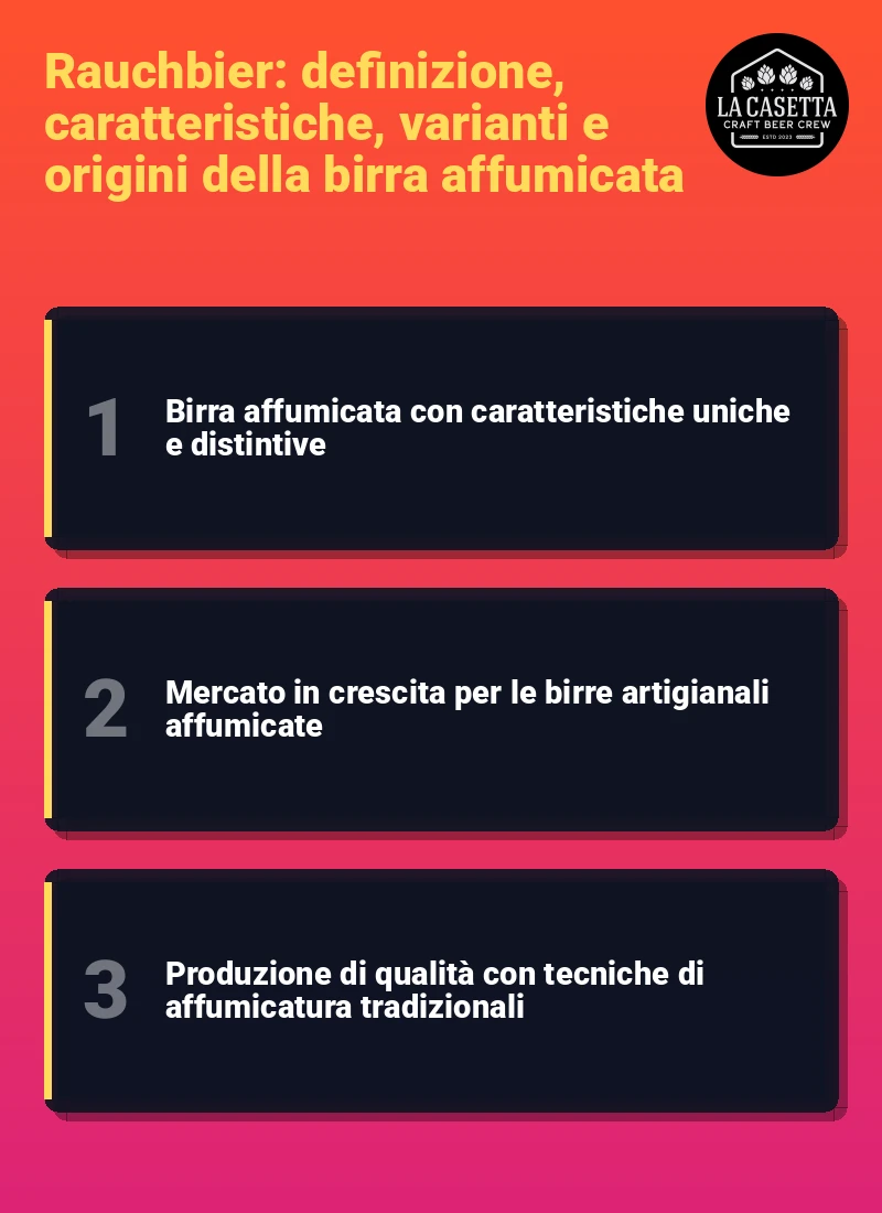 Infografica: Rauchbier: definizione, caratteristiche, varianti e origini della birra affumicata