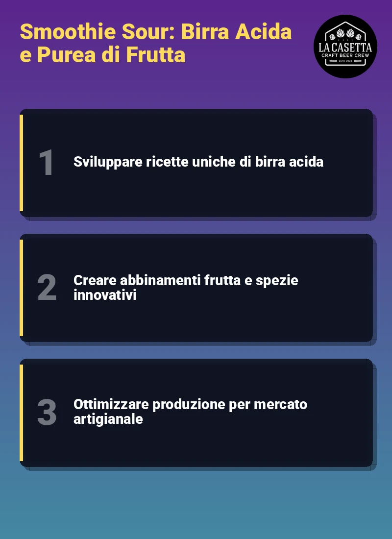 Infografica: Smoothie Sour: Birra Acida e Purea di Frutta