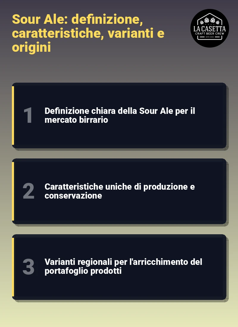 Infografica: Sour Ale: definizione, caratteristiche, varianti e origini
